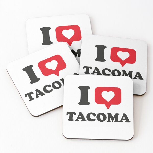 Item preview, I Love Tacoma, I Heart Tacoma, Hometown Tacoma, Washington designed and sold by Danylo Mikhnievych.