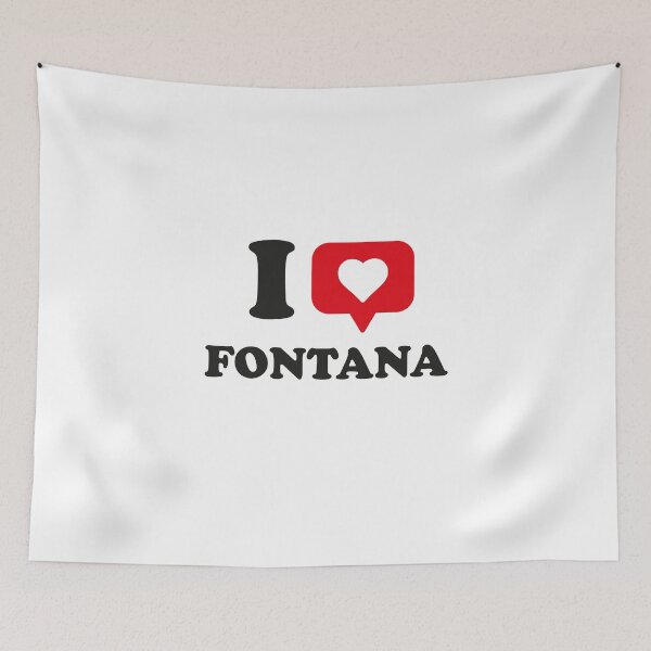 Artikelvorschau, Ich liebe Fontana, ich liebe Fontana, Heimatstadt Fontana, Kalifornien entworfen und verkauft von Danylo Mikhnievych.