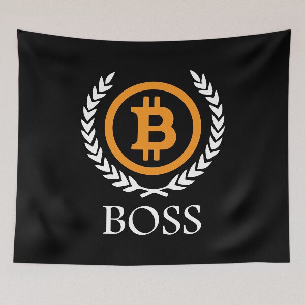 Item preview, Bitcoin Boss designed and sold by DanceAddict.