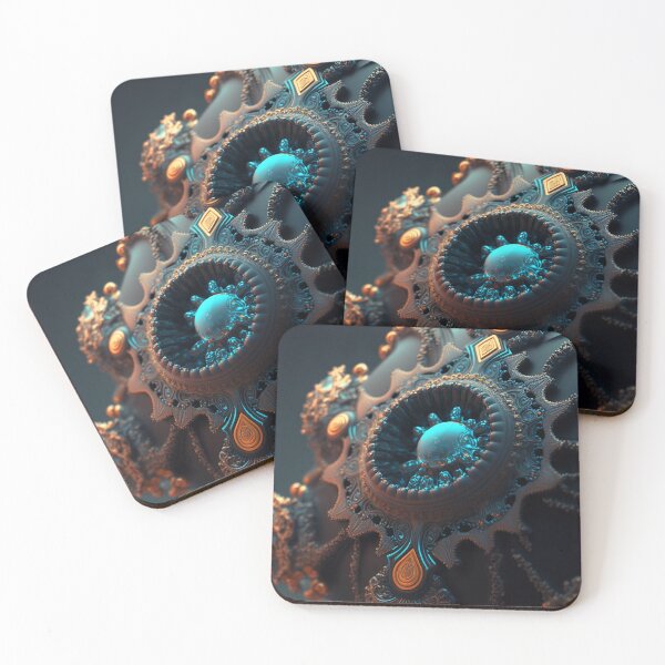 Item preview, Golden Fractal Frozen Core designed and sold by TheNoir Phoenix.