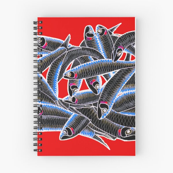 Aperçu de l'œuvre Sardines noires créée et vendue par Scopipodd.