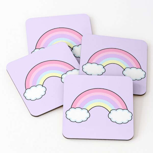 Item preview, Pastel Rainbow With clouds designed and sold by Danielle Official.