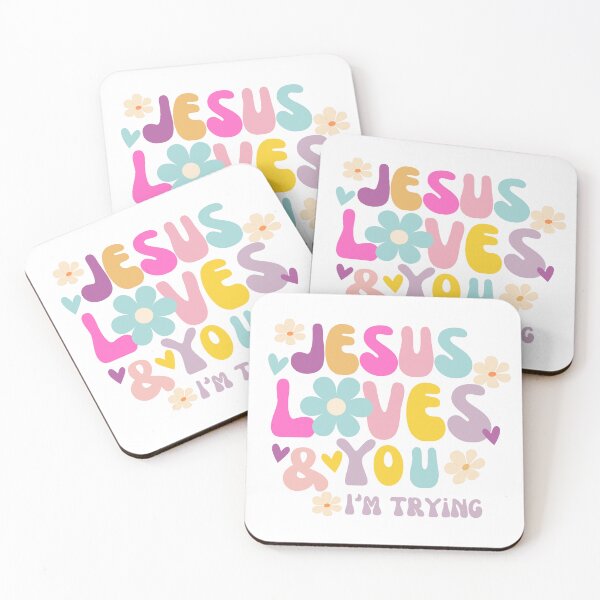 Item preview, Jesus Loves You & I'm Trying designed and sold by JCL Design Studio.