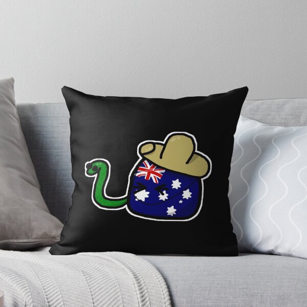 Item preview, Australia Countryball bitten by a snake - usball polandball countryball australia snake designed and sold by PrzemekWoj.