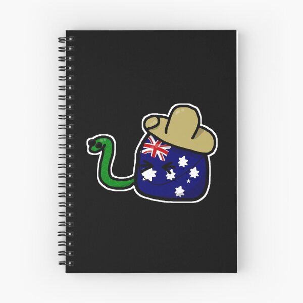 Item preview, Australia Countryball bitten by a snake - usball polandball countryball australia snake designed and sold by PrzemekWoj.