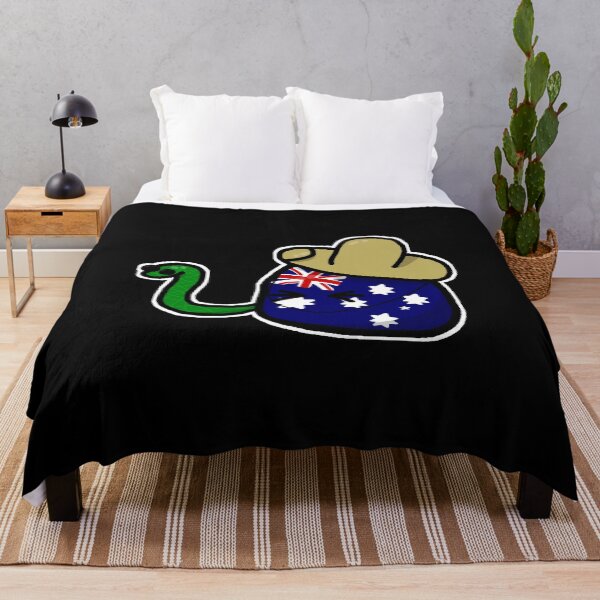 Item preview, Australia Countryball bitten by a snake - usball polandball countryball australia snake designed and sold by PrzemekWoj.