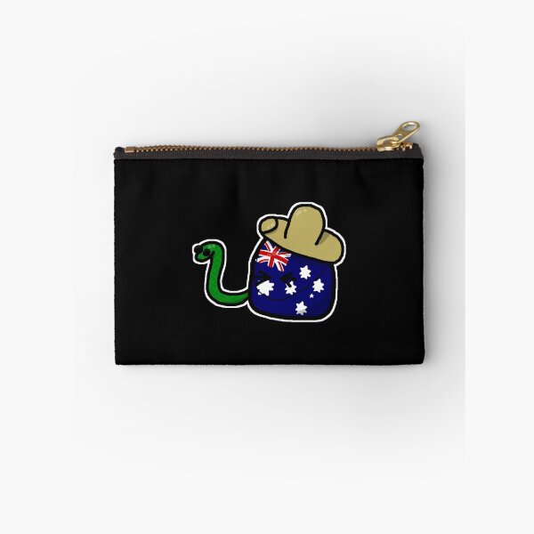 Item preview, Australia Countryball bitten by a snake - usball polandball countryball australia snake designed and sold by PrzemekWoj.