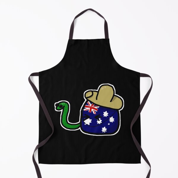 Item preview, Australia Countryball bitten by a snake - usball polandball countryball australia snake designed and sold by PrzemekWoj.