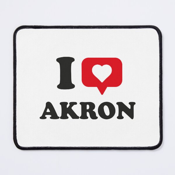 Item preview, I Love Akron, I Heart Akron, Hometown Akron, Ohio designed and sold by Danylo Mikhnievych.