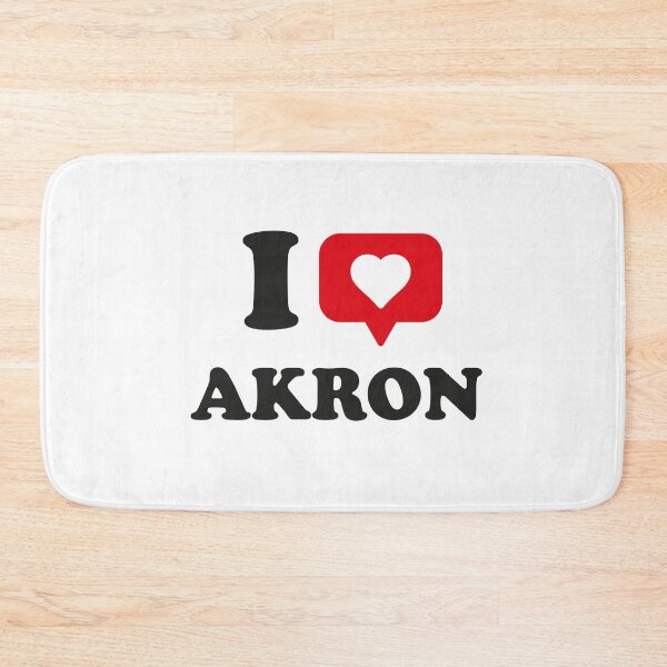 Item preview, I Love Akron, I Heart Akron, Hometown Akron, Ohio designed and sold by Danylo Mikhnievych.