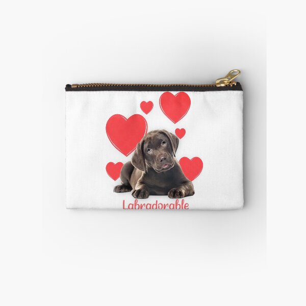 Item preview, Black Lab Dog and Hearts. Labradorable. designed and sold by SnakeCharm.