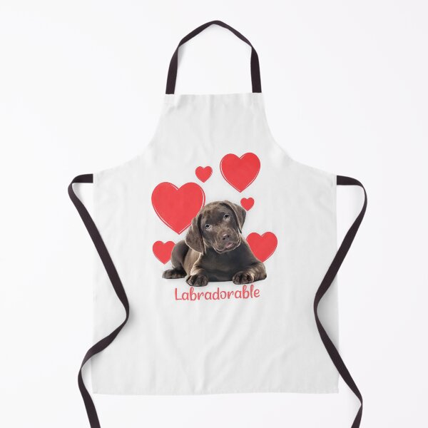 Item preview, Black Lab Dog and Hearts. Labradorable. designed and sold by SnakeCharm.