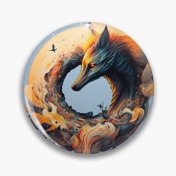 Artikelvorschau, Vortex-Wolf-Design entworfen und verkauft von RitzuPaul.