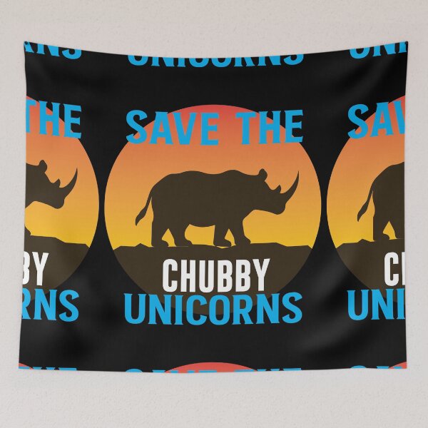 Item preview, Save the Chubby Unicorns designed and sold by Planet Agora.