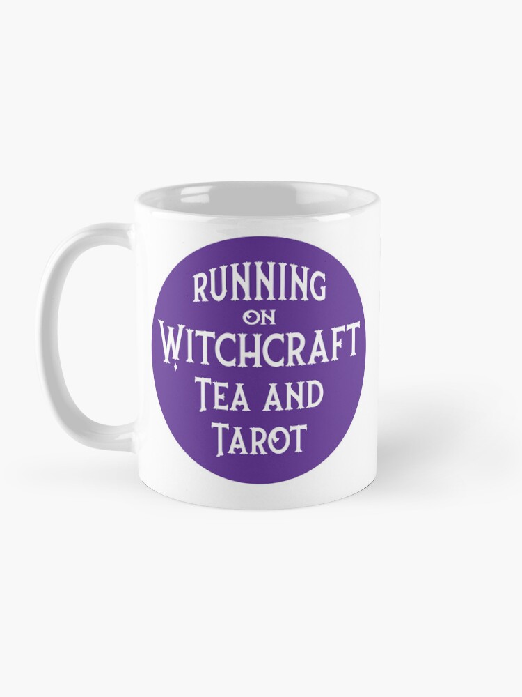 Thumbnail 3 of 6, Coffee Mug, Running on Witchcraft, Tea and Tarot Cheeky Witch® designed and sold by cheekywitch.