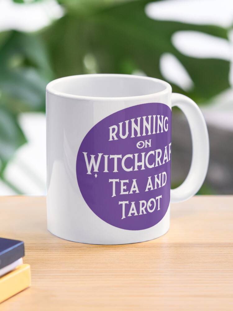 Thumbnail 1 of 6, Coffee Mug, Running on Witchcraft, Tea and Tarot Cheeky Witch® designed and sold by cheekywitch.