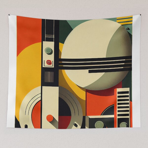 Item preview, Bauhaus Geometric and Dynamic Art designed and sold by The-Dark-Art.