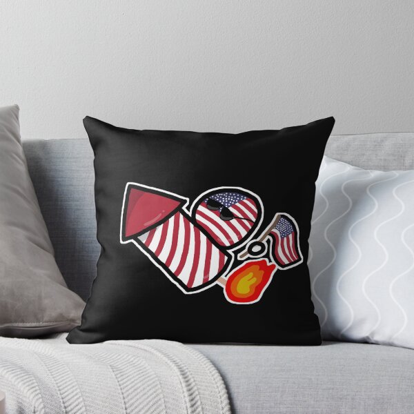 Item preview, Usa countryball riding on a giant firework - usball polandball countryball newyearseve fireworks usa designed and sold by PrzemekWoj.