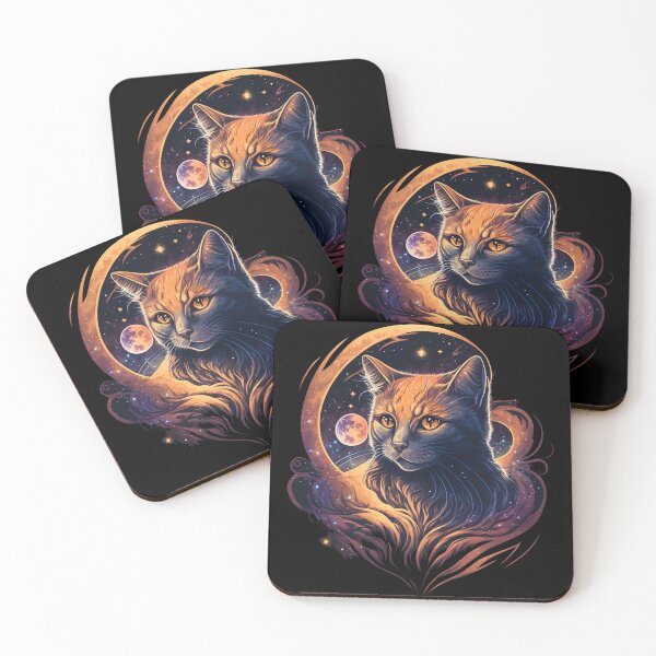 Item preview, Divine Astral Cat designed and sold by 9LivesCats.