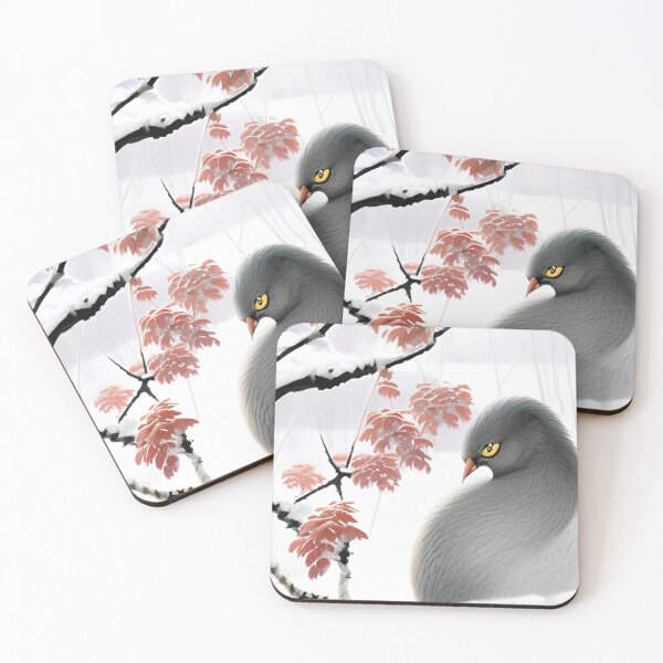Item preview, Fukuro sumi-e: Bird in the winter season designed and sold by PSYCO-art.