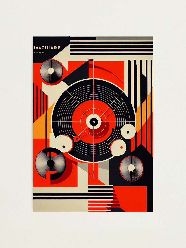 Bauhaus Retro Walter Gropius | Photographic Print