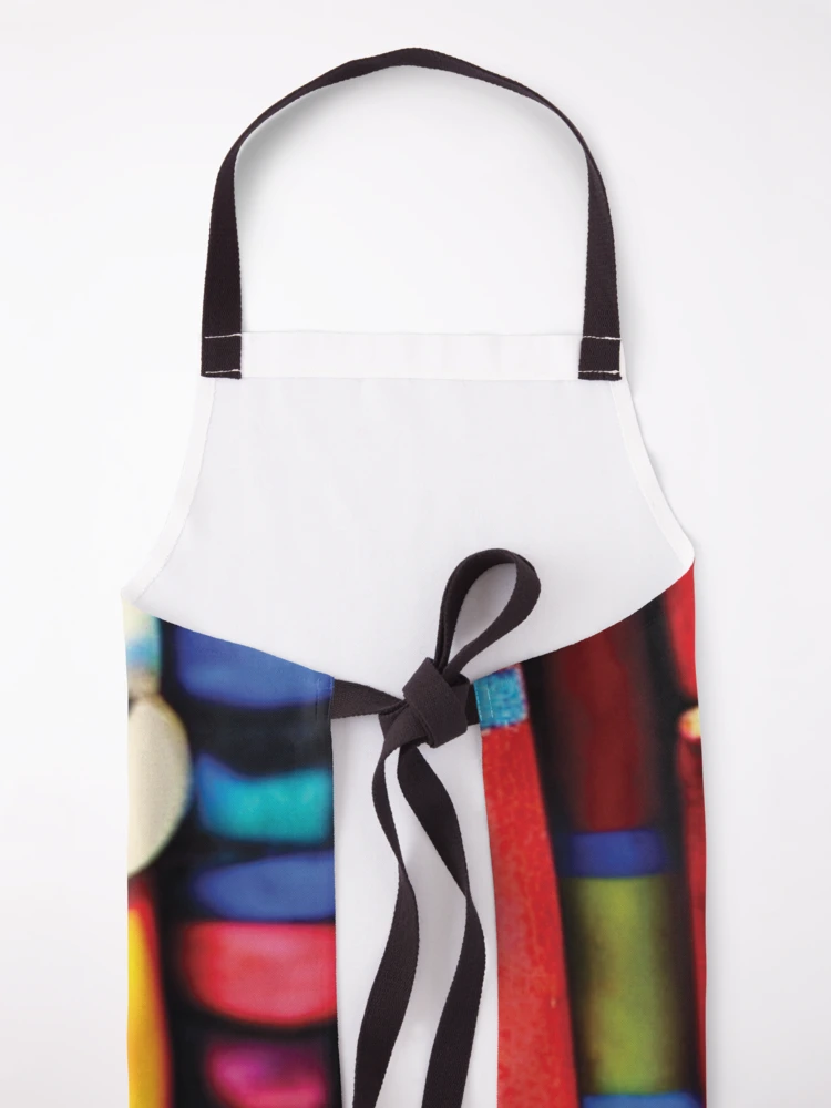 Thumbnail 5 of 6, Apron, Colorful Thread designed and sold by faizaart.