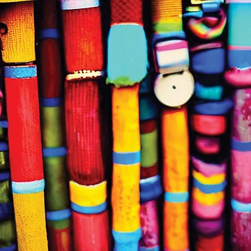 Artwork thumbnail, Colorful Thread by faizaart