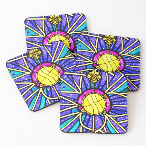 Item preview, Gothic Stained Glass Pattern Vibrant and Ornate Designs for Gothic Enthusiasts Stained Blue designed and sold by Bits-X-Pieces.