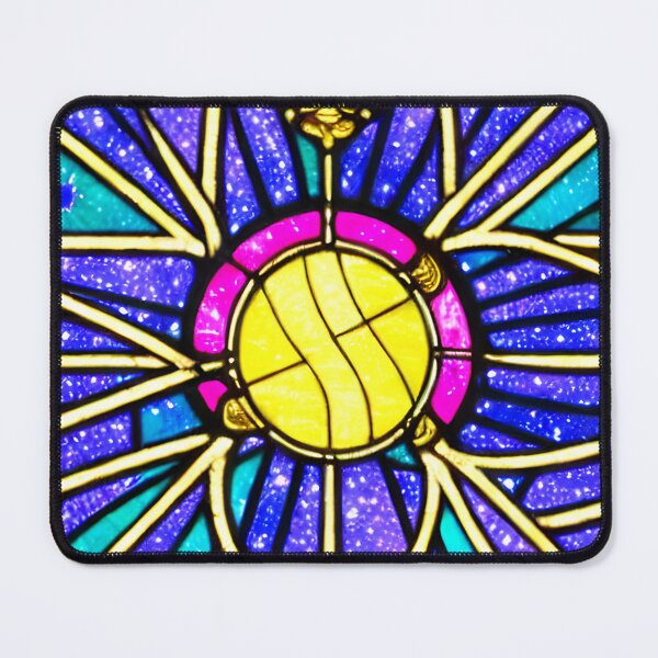 Item preview, Gothic Stained Glass Pattern Vibrant and Ornate Designs for Gothic Enthusiasts Stained Blue designed and sold by Bits-X-Pieces.