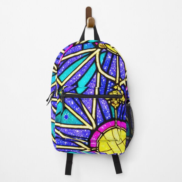 Artikelvorschau, Gotisches Buntglasmuster Lebendige und kunstvolle Designs für Gothic-Enthusiasten Blau gebeizt entworfen und verkauft von Bits-X-Pieces.