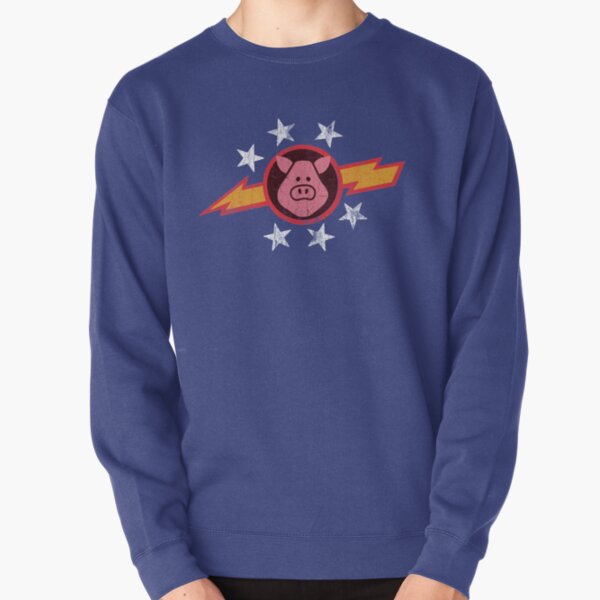 Vintage Pigs in Space Pullover Sweatshirt