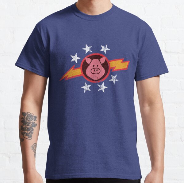 Vintage Pigs in Space Classic T-Shirt
