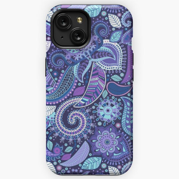 Navy Midshipmen iPhone Paisley Design Clear Case