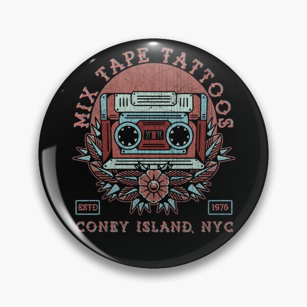 Item preview, Mix Tape Tattoos, Neo Traditional, Old School Cassette Tape Tattoo Design designed and sold by Proverbial Wisdom Design.