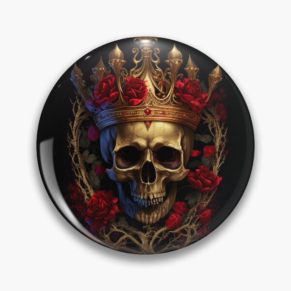 Item preview, Skull With Flower Crown designed and sold by JABG-01.