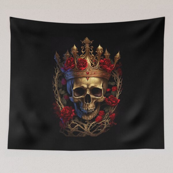 Item preview, Skull With Flower Crown designed and sold by JABG-01.