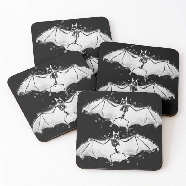 Item preview, Skeletal Bat - inverted designed and sold by SamNagelArt.