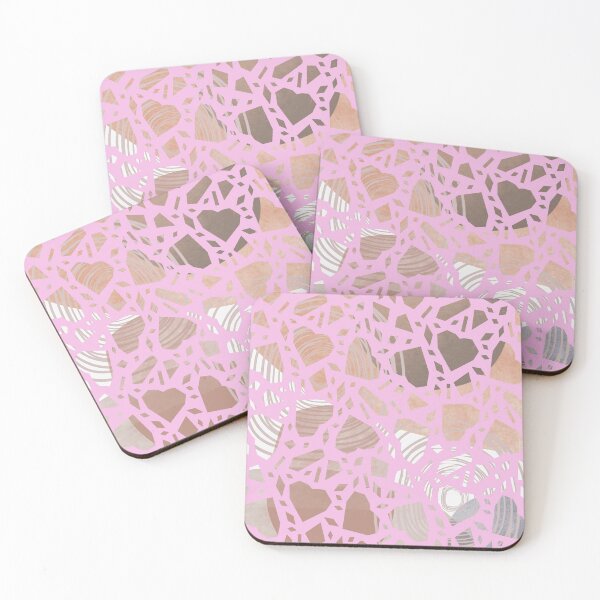 Item preview, Crystals and hearts pattern  designed and sold by TipTopTapo.