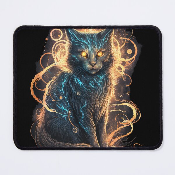 Item preview, Light Charged Feline designed and sold by 9LivesCats.