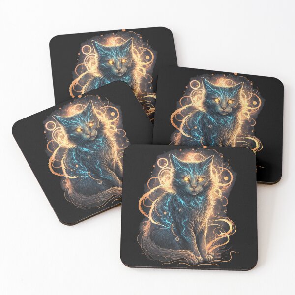 Item preview, Light Charged Feline designed and sold by 9LivesCats.