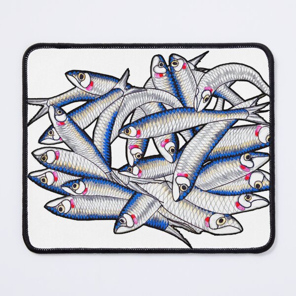 Item preview, White Sardines, white text designed and sold by Scopipodd.
