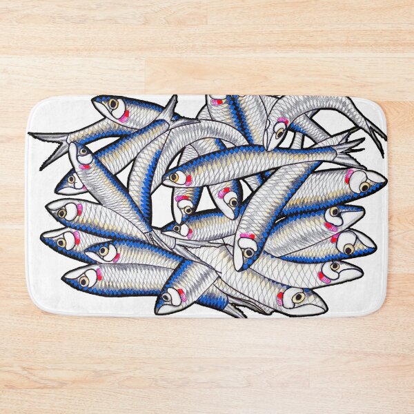 Item preview, White Sardines, white text designed and sold by Scopipodd.