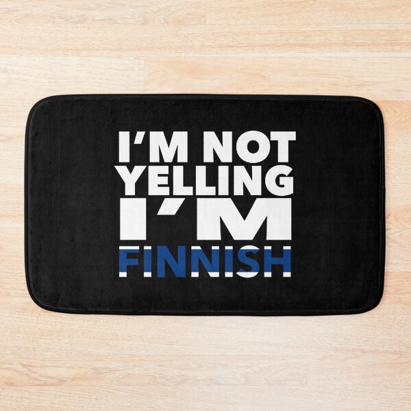Item preview, Finnish present - i'm not yelling, i'm Finnish - Finnish gifts - Finnish flag - Finnish Gift - Finnish Decor designed and sold by babaorum.
