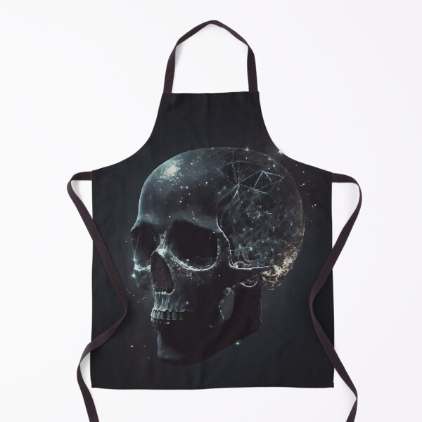 Item preview, black space skull designed and sold by ilGreco.
