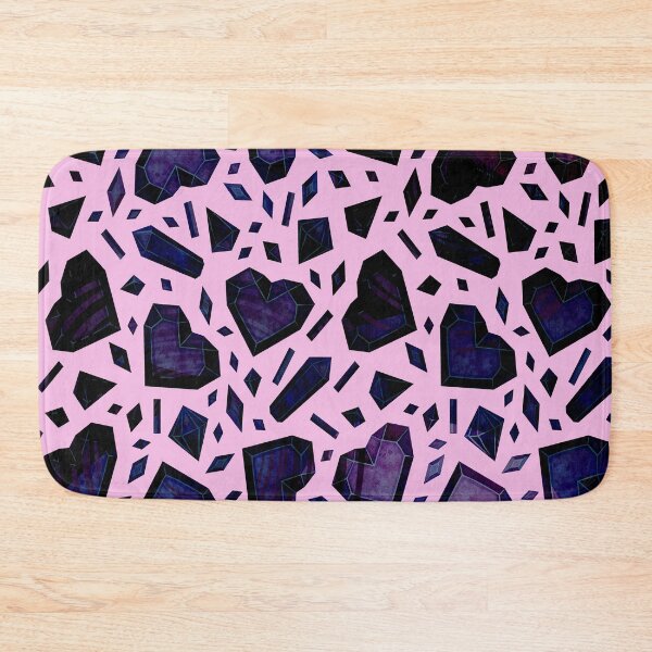 Item preview, Crystals and hearts pattern  designed and sold by TipTopTapo.