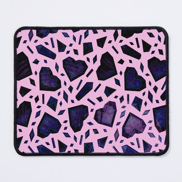 Item preview, Crystals and hearts pattern  designed and sold by TipTopTapo.