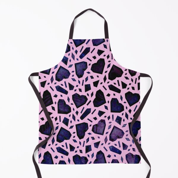 Item preview, Crystals and hearts pattern  designed and sold by TipTopTapo.