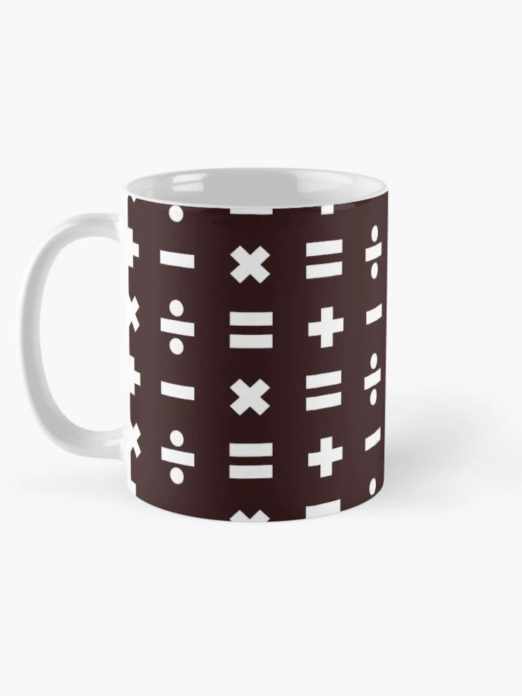 Thumbnail 5 of 6, Coffee Mug, Math Pattern designed and sold by ekpatterns.