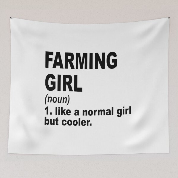 Item preview, Farming  girl Definition,Farming  Girl Like A Normal Girl But Cooler designed and sold by Dogs Geeky⭐⭐⭐⭐⭐.