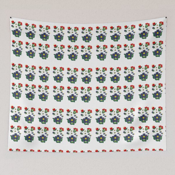 Item preview, Repeated Celebration Bloom on white designed and sold by Jenannbrown.